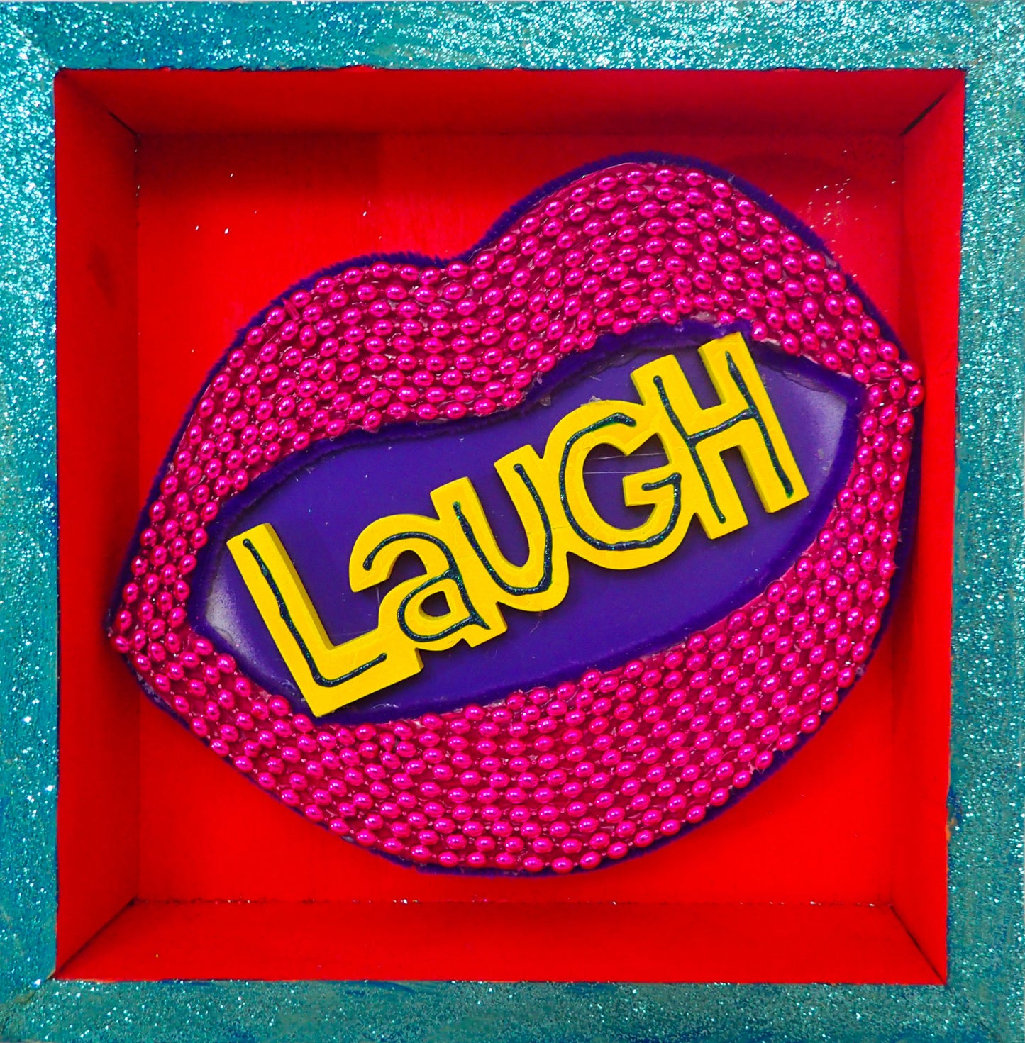 LAUGH Art not-a-coaster (4x4)