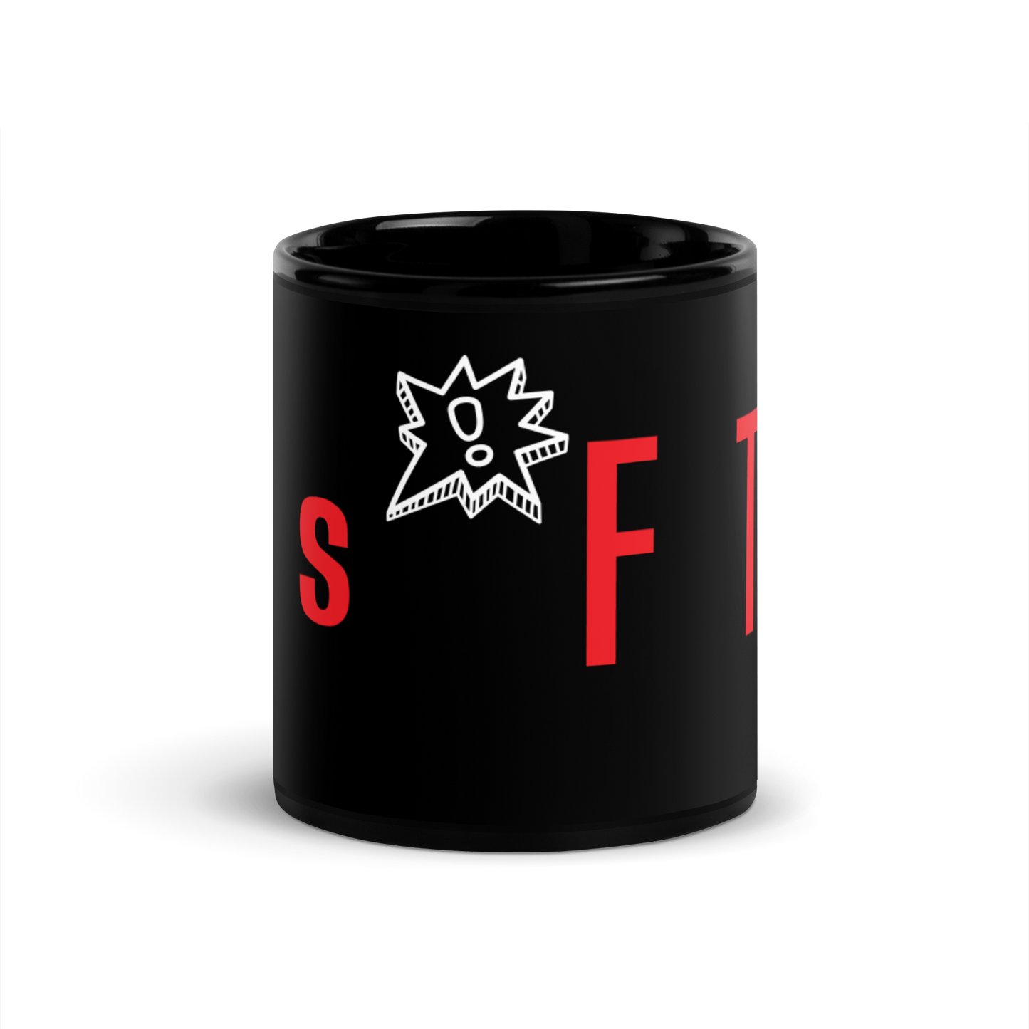 FTS (f-ck that sh-t) Black Glossy Mug